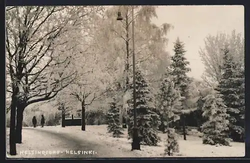 AK Helsinki, Verschneite Ortspartie