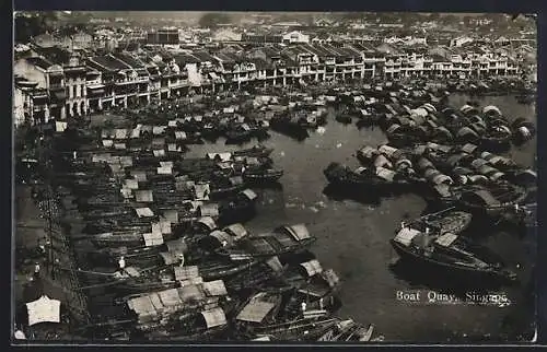 AK Singapur, Boat Quay with native boats