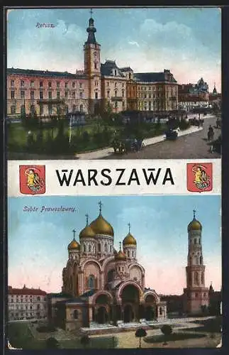 AK Warszawa, Ratusz, Sobór Prawostawny