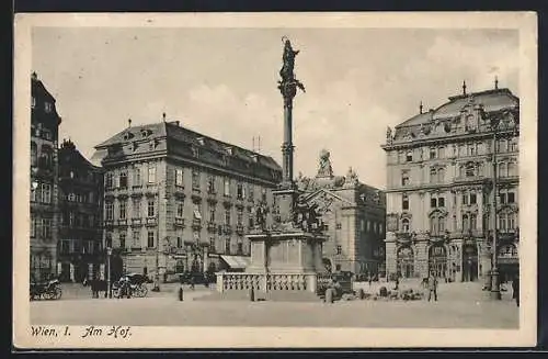 AK Wien, Am Hof mit Denkmal