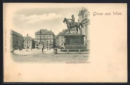 AK Wien, Radetzky-Monument