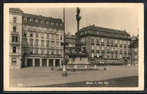 AK Wien, Am Hof mit Denkmal