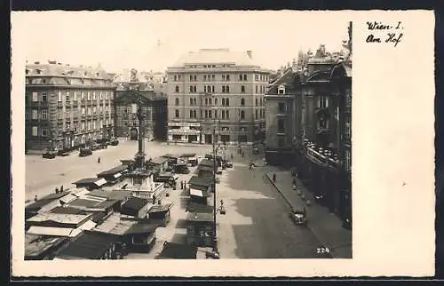 AK Wien, Am Hof mit Denkmal