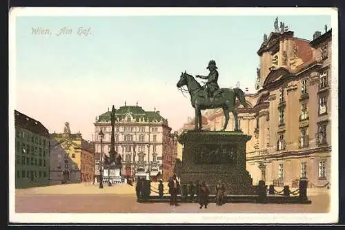 AK Wien, Am Hof mit Denkmal
