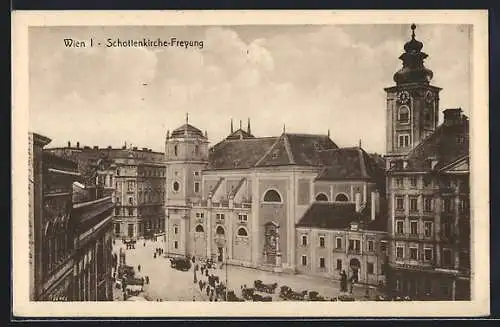 AK Wien, Schottenkirche-Freyung