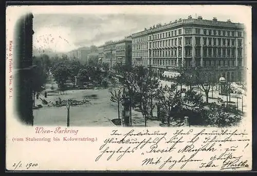 AK Wien, Parkring vom Stubenring bis Kolowratring