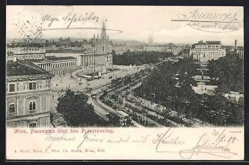 AK Wien, Panorama über den Franzensring