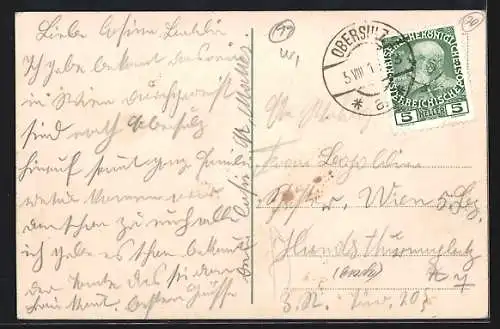 AK Wien, Kolowratring mit Strassenbahn