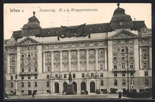 AK Wien, Stubenring, K. u. K. Kriegsministerium