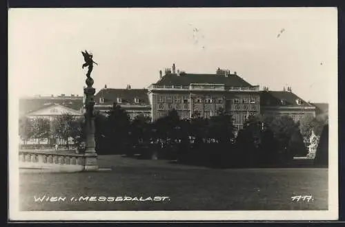 AK Wien, Messepalast mit Anlagen