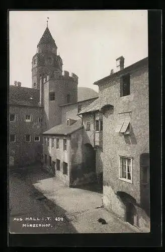 Foto-AK A. Stockhammer: Hall i. T., Münzerhof