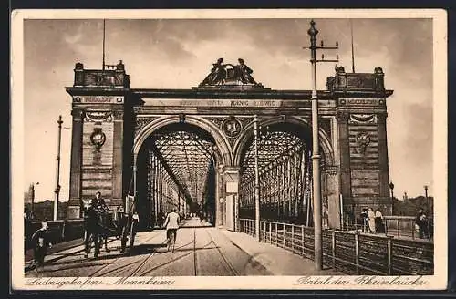 AK Ludwigshafen / Rhein, Portal der Rheinbrücke