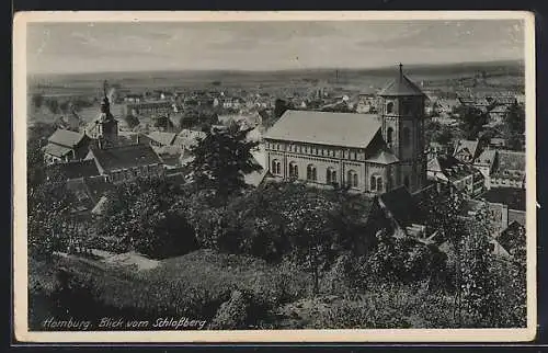 AK Homburg / Saar, Blick vom Schlossberg auf den Ort