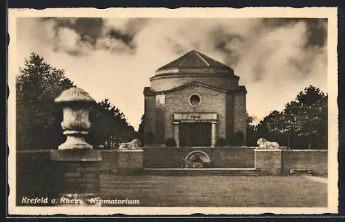 AK Krefeld a. Rhein, Krematorium