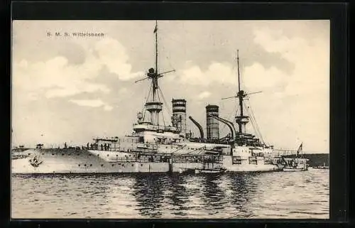 AK S. M. S. Wittelsbach, Kriegsschiff