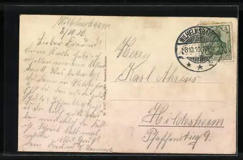 AK Wilhelmshaven, Ausfahrt eines Torpedo-Divisions-Bootes