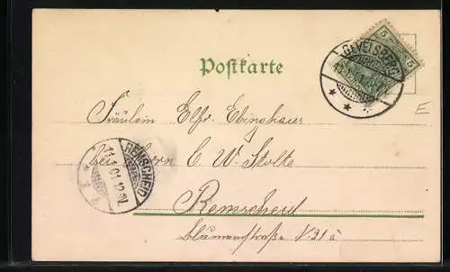 AK Portrait eines jungen Mädchens im Kleeblatt