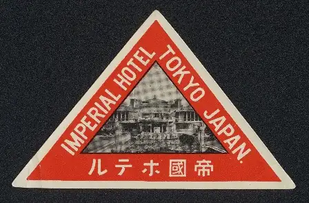 Kofferaufkleber Tokyo, The Imperial Hotel