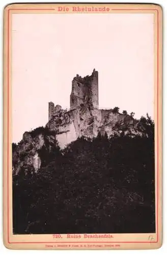 Fotografie Römmler & Jonas, Dresden, Ansicht Königswinter, Die Ruine Drachenfels