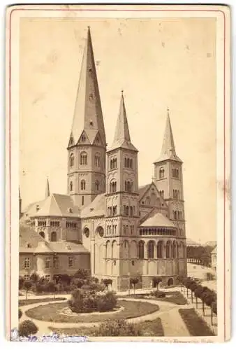 Fotografie E. Linde, Berlin, Ansicht Bonn, Blick auf das Münster