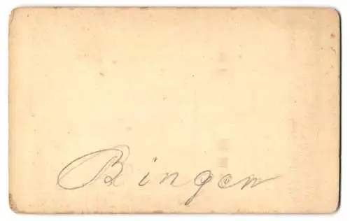 Fotografie unbekannter Fotograf, Ansicht Bingen a. Rh., Gesamtansicht aus der Ferne