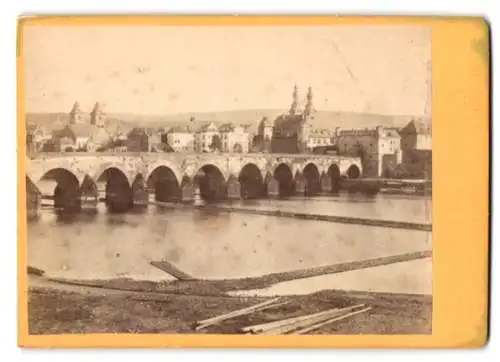 Fotografie Th. Creifelds, Köln, Ansicht Koblenz, Blick über die Rheinbrücke