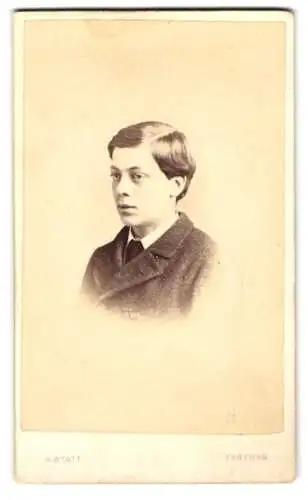 Fotografie A. Wyatt, Fareham, Porträt eines jungen Mannes