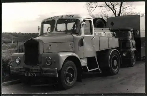 Fotografie Lastwagen Scammell, LKW-Abschlepper Zugmaschine Danter & Son