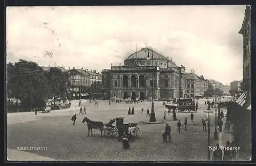 AK Kobenhavn, Blick zum Kgl. Theater