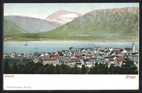 AK Tromsö /Norge, Ort und Berge