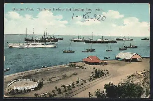 AK Aden, The Inner Harbour and Landing Pier, Steamer Point