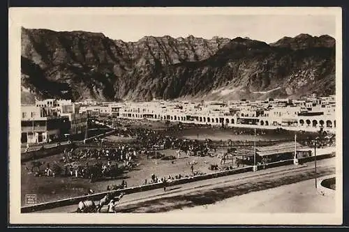 AK Aden, Blick auf den Marktplatz