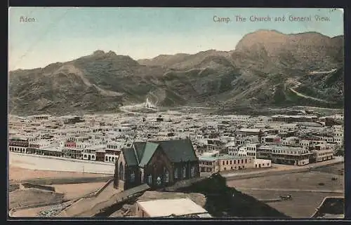 AK Aden, Camp, Church and General View