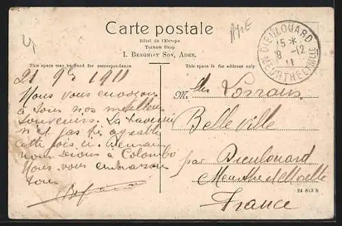 AK Aden, The inner harbour Steamer Point, Hafenpartie, Dampfer