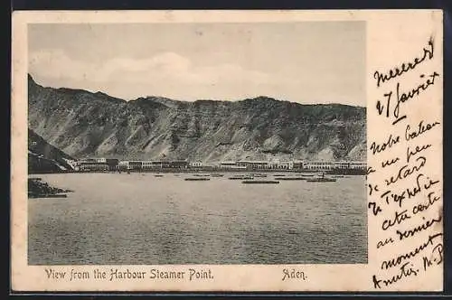 AK Aden, View from the Harbour Steamer Point