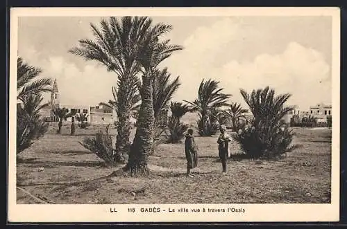 AK Gabès, La ville vue à travers l`Oasis