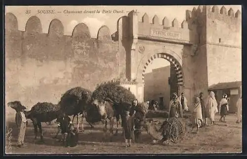 AK Sousse, Chameaux devant la Porte Ouest