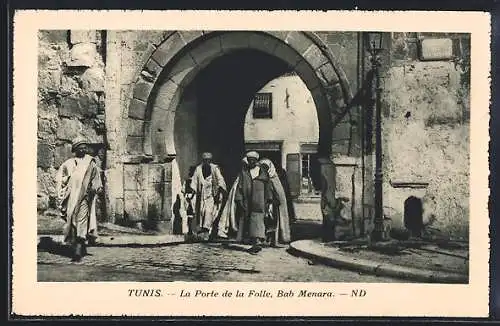 AK Tunis, La Porte de la Folle, Bab Menara