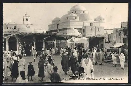 AK Tunis, Mosquée Sidi-Mahrez et Place Bab-Souika