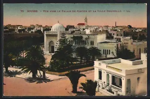 AK Sousse, Vue vers le Palais de Justice et la Ville Nouvelle