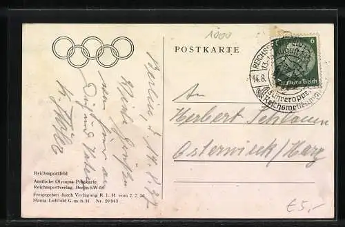 AK Berlin, Olympia, Reichssportfeld