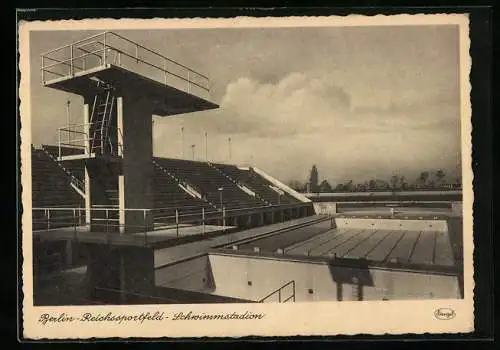 AK Berlin, Reichssportfeld, Schwimmstadion, Olympia