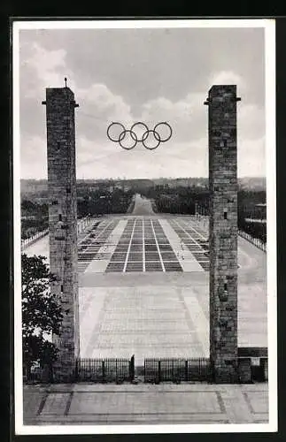 AK Berlin, Reichssportfeld, Olympiastadion, Osttor