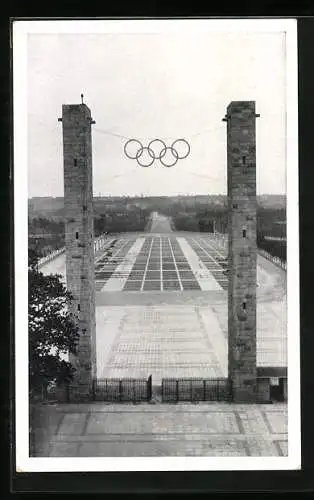 AK Berlin, Reichssportfeld, Olympiastadion, Osttor