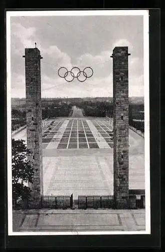 AK Berlin, Reichssportfeld, Olympiastadion, Osttor