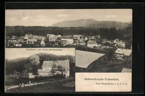 AK Finkendorf, Gasthaus zur Stadt Reichenberg