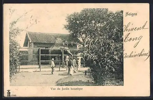 AK Saigon, Vue du Jardin botanique