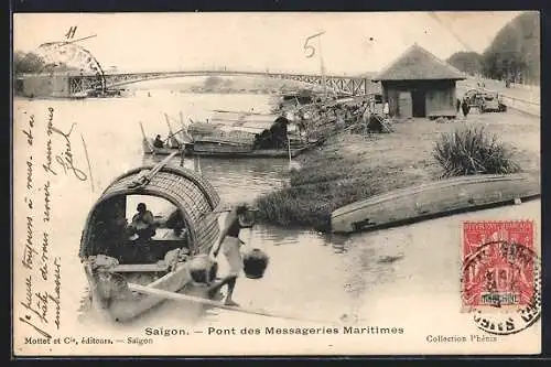 AK Saigon, Pont des Messageries Maritimes