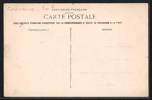 AK Cochinchine, Cholon, Radeaux de Bambous