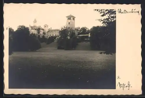 AK Waldenburg / Sachsen, Blick auf das Schloss